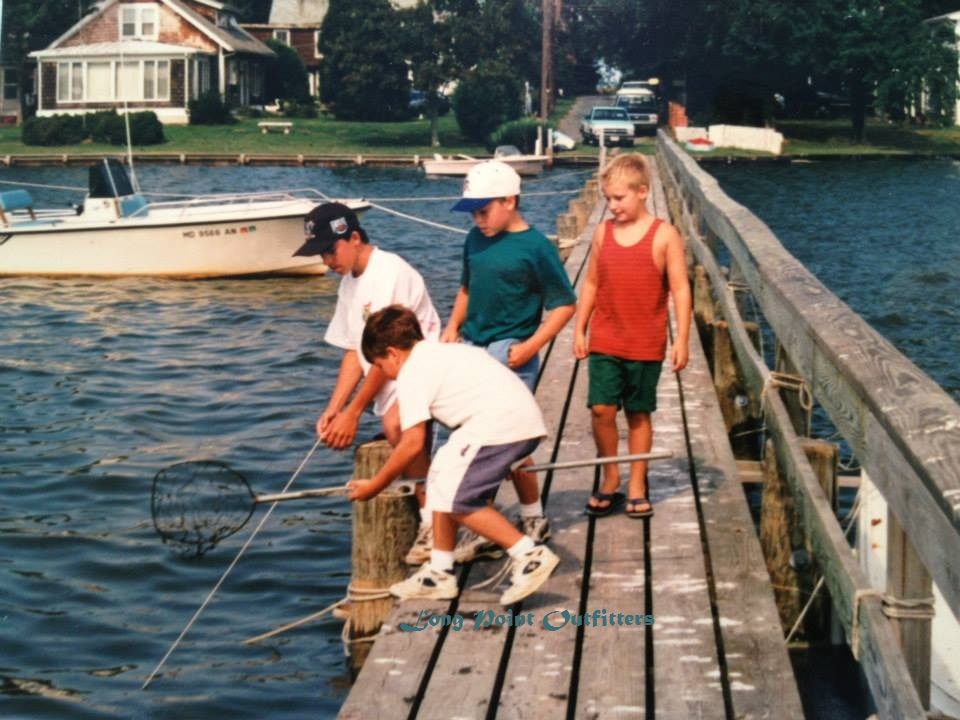 Hand-Line Crabbing in 1990-something on the Chesapeake Bay! 