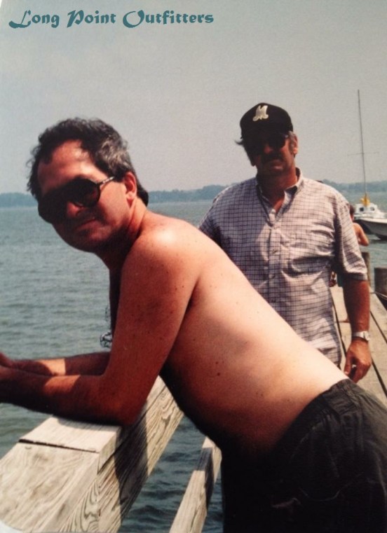 Our Dad and Uncle back in 1990-Something when we were growing up.